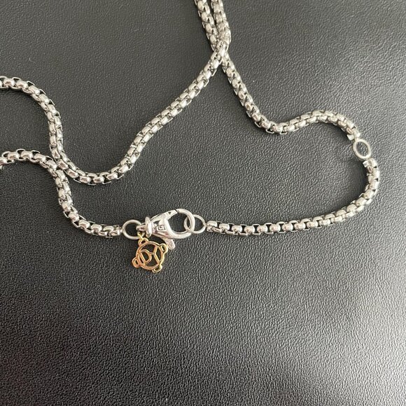 AMAZING CABLE STAR OF DAVID AMULET IN S 925 STERLING SILVER - Picture 8 of 9